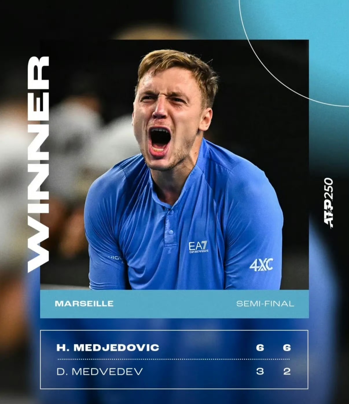 ATP总决赛完胜蒙特卡洛大师赛，梅德韦杰夫扛起全队